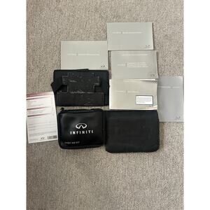 2012 Infiniti G37 AWD Owners Manual, Case, First Aid kit, and Maintenance Guide